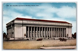 New Post Office and Federal Building Denver Colorado CO DB Postcard S15 - £2.10 GBP