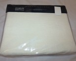 Ralph Lauren Cortona King Bed blanket Ship Stitched Cream Linen cotton $400 - £162.68 GBP