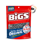 Full Box 6x Bigs Original Salted &amp; Roasted Flavor Sunflower Seed Bags | ... - $31.28
