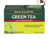 3x Boxes Bigelow Green Tea With Pomegranate | 20 Pouches Per Box | 1.37oz - £16.19 GBP