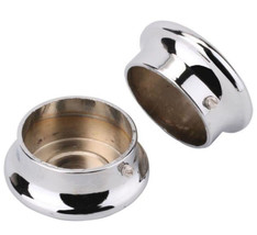 Everbilt 1-5/16 in. Heavy-Duty Chrome Closet Pole End Caps (2-Pack) - $15.95
