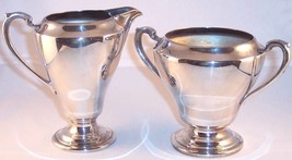 Vintage Colonial Rogers Silverplate Sugar (No Lid) and Creamer Set, 6853... - $15.99