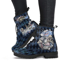 Combat Boots - Alice in Wonderland Gifts #102 Blue Series | Birthday Gifts, Gift - £71.90 GBP