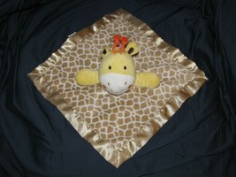 Garanimals Giraffe Security Blanket Brown Yellow Tan White Print Lovey - £15.52 GBP