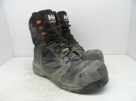 Helly Hansen Workwear Men&#39;s Atcp Ultra Light 8&quot; Safety Work Boots Black 10.5M - £22.47 GBP