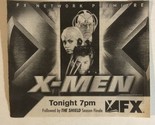 X-Men Vintage Tv Guide Print Ad Hugh Jackman Patrick Stewart TPA5 - $5.93
