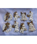 VICTORIAN CHRISTMAS ORNAMENTS SET OF 8 - $11.83