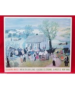 GRANDMA MOSES MOVING DAY ON THE FARM 1983 POSTER # 314 GALERIE ST ETIENN... - £16.91 GBP
