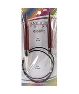 Knitter&#39;s Pride-Dreamz Fixed Circular Needles 32&quot;, Size 17/12mm - £20.47 GBP