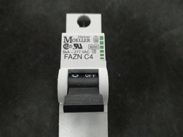 Moeller FAZN C4 1-Pole Circuit Breaker 230/400V 4Amp Lot of 4 - $9.99