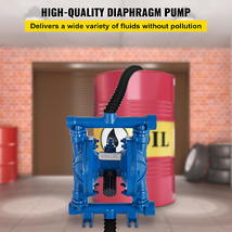 VEVOR Air-Operated Double Diaphragm Pump, 1/2 in Inlet &amp; Outlet, Cast Ir... - €87,86 EUR