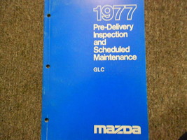 1977 Mazda GLC Pre-Delivery Inspection Maintenance Service Repair Shop M... - $14.53