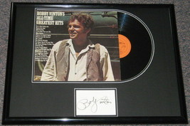 Bobby Vinton Signed Framed 18x24 Greatest Hits Vintage Album Display - £71.20 GBP
