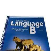 A Beka  Fifth Grade, God&#39;s Gift of Language B Answer Key 3rd Edition  Gr... - £43.45 GBP