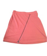BCBG Generation Womens Mini skirt stretch Peachy Orange elastic waist Zi... - £9.44 GBP
