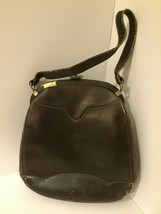 1958 Vintage Brown Leather Ladies Purse Made in France for Lazarus - £10.01 GBP