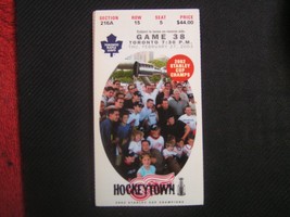 Stanley Cup Champions 2002-03 Detroit Red Wings Ticket Stub Vs.Phoenix 0... - £2.32 GBP