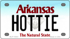 Hottie Arkansas Novelty Mini Metal License Plate Tag - £11.97 GBP