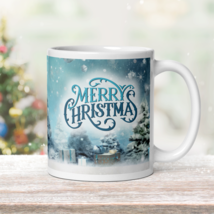 Christmas Retro Style Coffee Mug, Cozy Winter Mug, Magic Ceramic Mug, Xm... - $21.50
