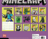 2022 Mojang Minecraft Wall Video Game Calendar Enderman Steve NEW SEALED - $11.87