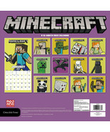 2022 Mojang Minecraft Wall Video Game Calendar Enderman Steve NEW SEALED - £9.47 GBP
