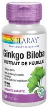 Solaray Ginkgo Biloba 60 plant capsules - £74.91 GBP