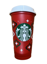 New! Starbucks Holiday 2023 Red Cup Day (16 oz) Reusable Hot Cup - £8.11 GBP