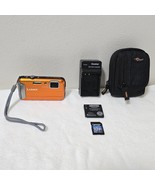 Panasonic Lumix DMC-TS25 Rugged Orange Waterproof Digital Camera Bundle - £102.06 GBP