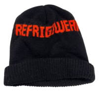 Refrigiwear Hat Beanie Watch Cap Black Knit Winter Mens Womens Adult - $439.35 MXN