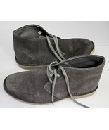 American Eagle Outfitters Suede Desert Boots Mens Size 9 Gray Leather 54485 - £17.24 GBP