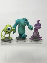 3 Monsters Inc Movie Disney Infinity Figures Sully Mike Randall Video Game - $14.80