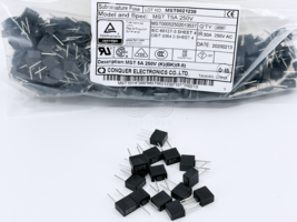 20PCS CQ MST 5A 250V Conquer Slow Blow Fuse TE5 PCB Time Lag Radial Micr... - €5,55 EUR