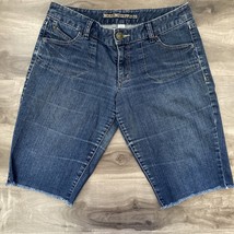 Mossimo Denim Capris With Front And Back Pockets -  Size 9 - £8.59 GBP