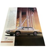 1986 Cadillac Sedan deVille - Original Advertisement Print Art Car Ad - $170.58 MXN
