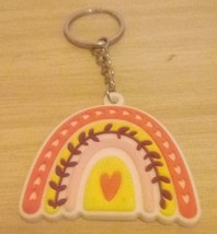 Rainbow Keychain With Heart - £5.53 GBP