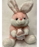 Cuddle Witt Rabbit Plush Satin Egg Easter Pink Eyes 16 inch Vintage Y2K - £14.76 GBP