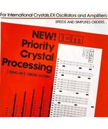 1975 ICM Priority Crystal Processing Advertisement Electronics Ordering ... - $463.85 MXN