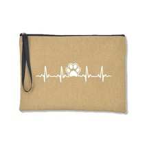 Heart Love Dog Women Clutch Handbag Cosmetic Cases Makeup Pouch Bag Fashion Casu - £88.51 GBP