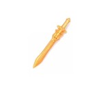 Building Gold Hero Sword A Weapon For Army Knight Soldier Minifigure Custom - $3.98