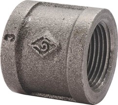 Lot (10) 1/8 Inch Black Iron Pipe Threaded Coupling Fittings Plumbing 6949390 - £31.46 GBP