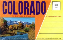 1962 Souvenir Fanfold of Colorado - 14 Images! - £6.37 GBP