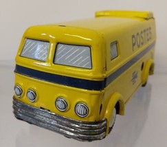 1960&#39;s FRENCH TINPLATE Postal truck, &#39;Poste&quot; BUS JOUSTRA #2010 with box. - £439.64 GBP
