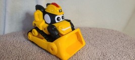 CAT Construction Truck Toy Vehicle Toddler Toy w/ Face 7" Long Moves/Sound - $10.06