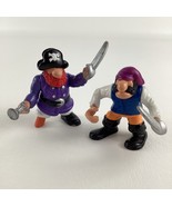 Fisher Price Great Adventures Pirates Purple Figures Captain Peg Leg Vin... - $30.86 CAD