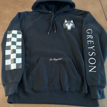 Greyson Wolf Golf Go Beyond Special Edition Black Heavy Hoodie Size Large - $115.99
