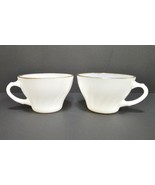 Pre Owned Set Of 2 Anchor-Hocking Suburbia Oven Proof Milk Glass Coffee ... - £7.66 GBP