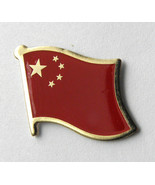 CHINA PEOPLE&#39;S REPUBLIC OF PRC CHINESE SINGLE FLAG LAPEL PIN BADGE 3/4 INCH - £4.21 GBP