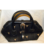 vintage canvas bag/purse  10.5 x 5.5 and 6 inches tall. - $45.00