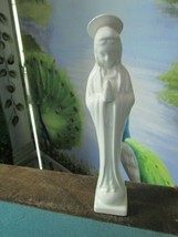 Napco Bud Vase Madonna Figurine Blanc De China 7&quot; - £34.89 GBP