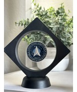 United State AIR FORCE SPACE COMMAND Challenge Coin With Display Case - $363.64 MXN